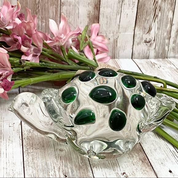 Vintage Mid Century Modern Murano Glass Tortoise Turtle Paperweight - Picture 1 of 16